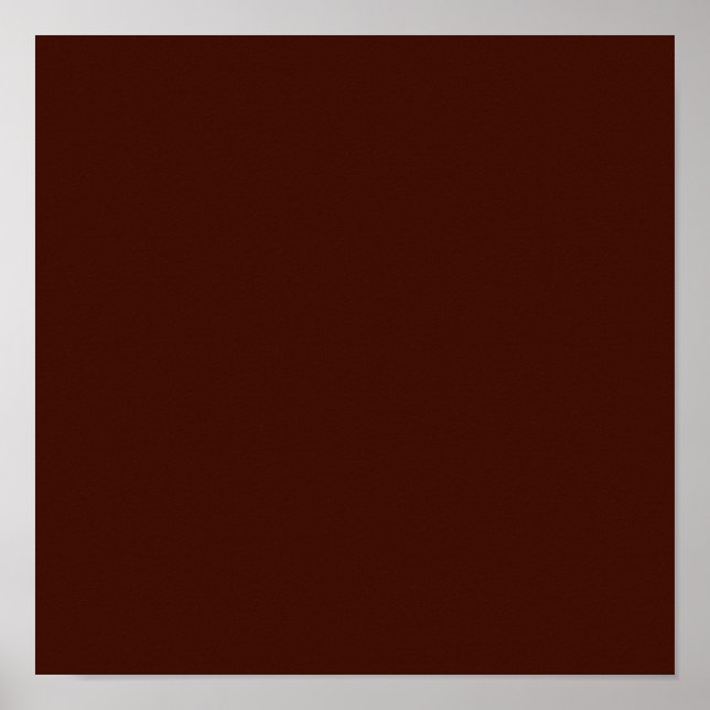 Póster Grano negro (color sólido) (Frente)