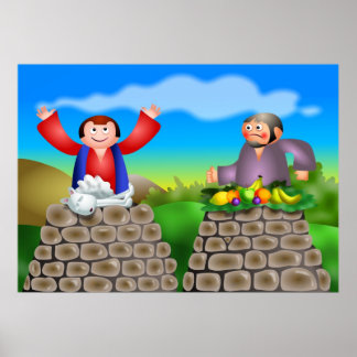 Póster grano y abel