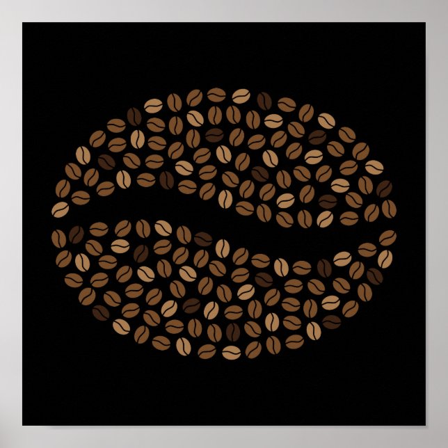 Póster Granos de café (Frente)