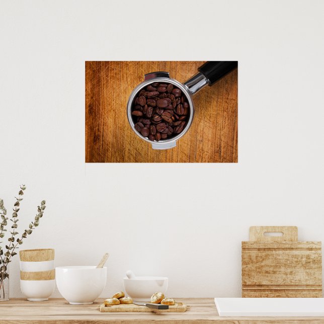 Póster Granos de café (Cocina)