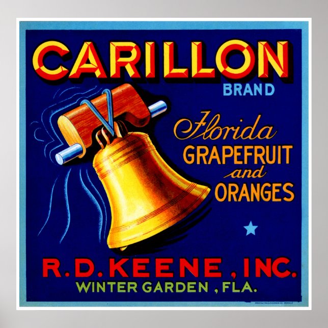 Póster Granos de Carillon Florida (Frente)