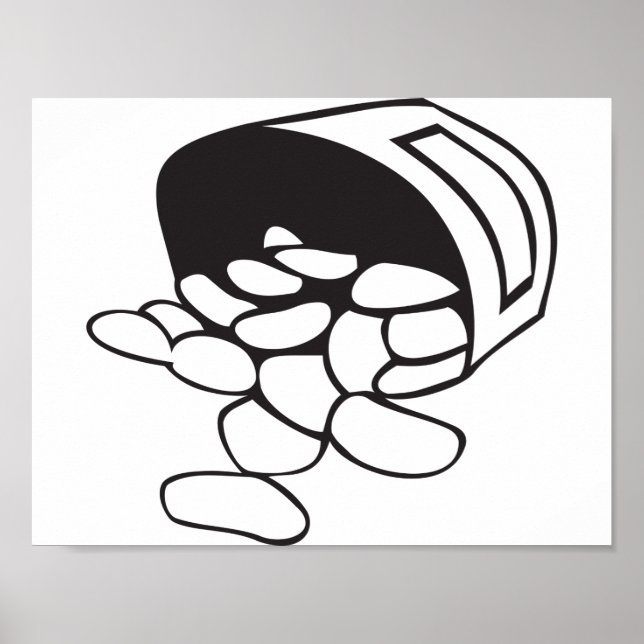 Póster Granos Derramados De Un Poster De Bolsa (Frente)