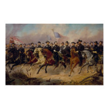 Grant y sus generales pintando