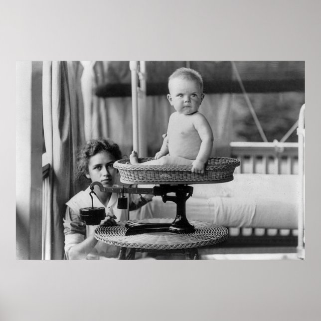 Póster Grasa del bebé, 1912 (Frente)