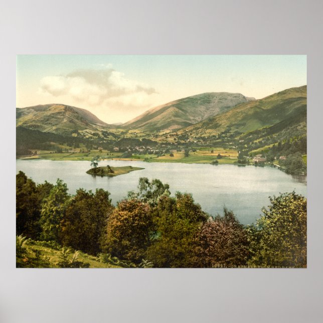 Póster Grasmere III, Lake District, Cumbria, Inglaterra (Frente)