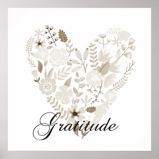 Póster Grateful Heart (Frente)