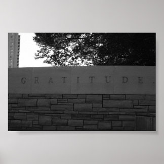 Póster Gratitud