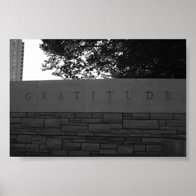 Póster Gratitud (Frente)
