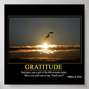 Póster Gratitud
