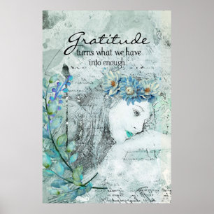 Póster Gratitud
