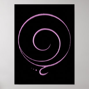 Póster Gratitud Rosa