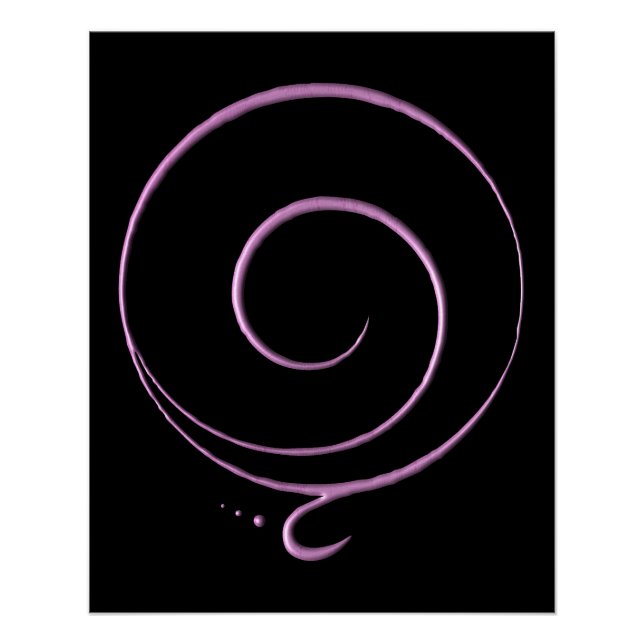 Póster Gratitud Rosa  (Anverso)