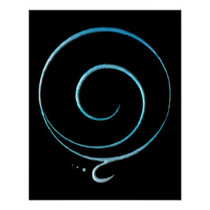 Póster Gratitud Turquesa