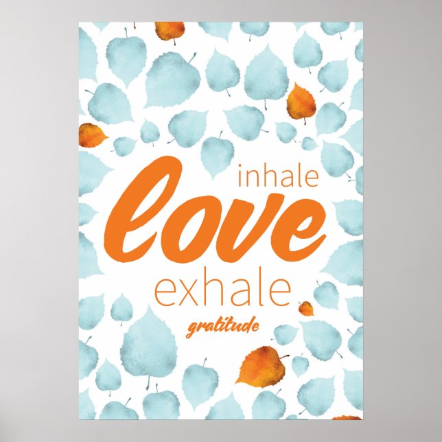 Póster Gratitude Alentation Success Life Tips QuoteArt (Frente)