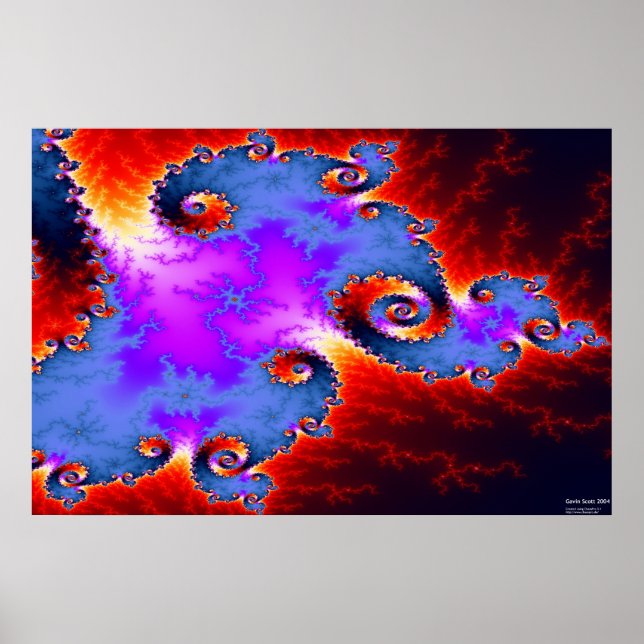 Póster Gratuitous Fractal #1 (Frente)