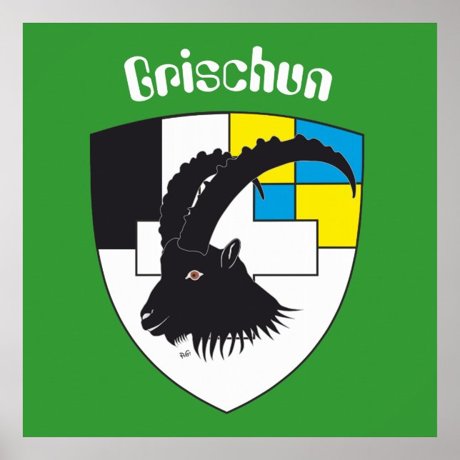 Póster Graubünden Grigioni Grischun Poster (Frente)