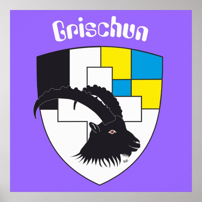 Póster Graubünden Grigioni Grischun Poster (Frente)