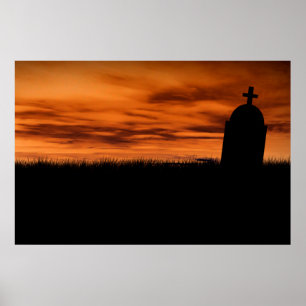 Póster Grave de Halloween