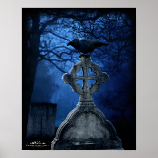 Póster Grave Raven 16x20 Poster