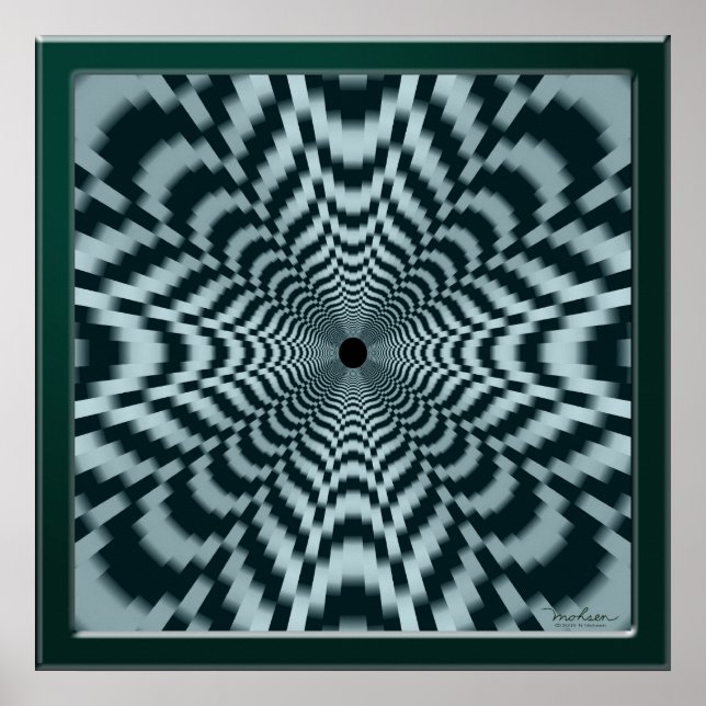 Póster Gravitación y curvatura del tiempo espacial (Frente)