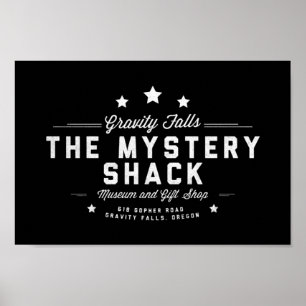 Póster Gravity Falls La Cabaña del Misterio