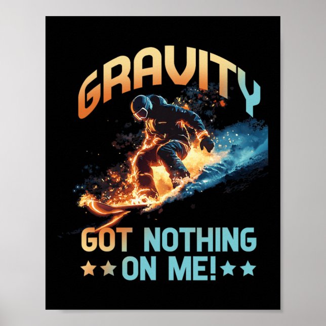 Póster Gravity No Tiene Nada No (Frente)