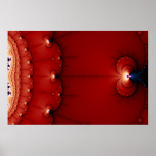 Póster Gravity Wells Fractal