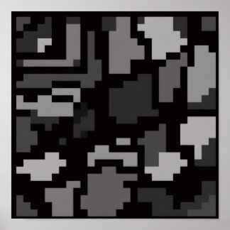 Póster Gray abstract