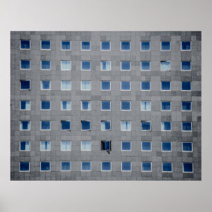 Póster Gray concrete building photography