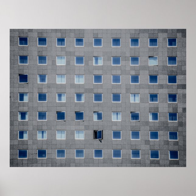 Póster Gray concrete building photography (Frente)