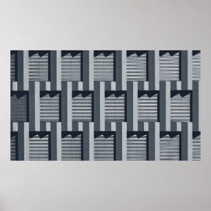 Póster Gray digital wallpaper