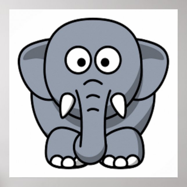 PÓSTER GRAY ELEPHANT (Frente)