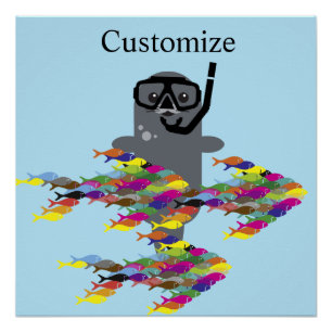 Póster Gray Seal Thunder_Cove