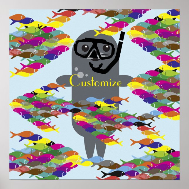 Póster Gray Seal Thunder_Cove (Frente)