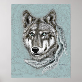 Póster Gray Wolf