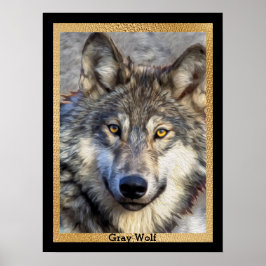 Póster Gray Wolf Dignity