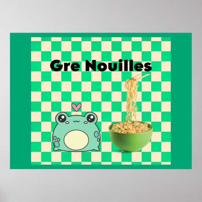 Póster Gre nouilles (Frente)