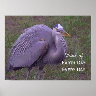 Póster Great Blue Heron Territory
