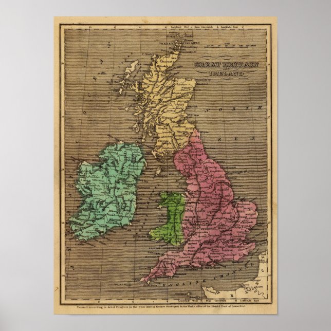 Póster Great Britain, Ireland 2 (Frente)