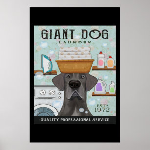 Póster Great Dane Dog Laundry Company