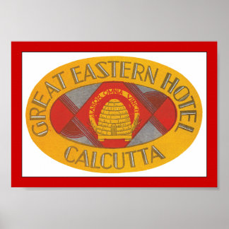 Póster Great Eastern Hotel Calcutta