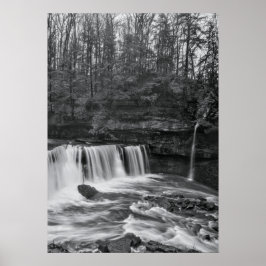 Póster Great Falls of Tinkers Creek (poster de b&w)