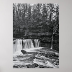 Póster Great Falls of Tinkers Creek (poster de b&w)