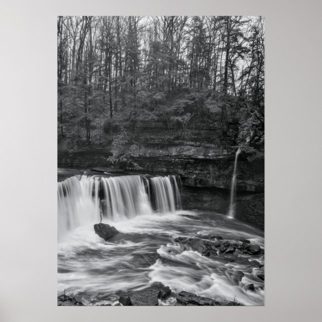 Póster Great Falls of Tinkers Creek (poster de b&w) (Frente)