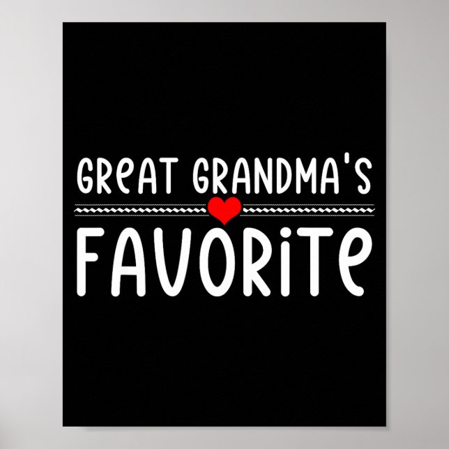 Póster Great Grandmas Favorite  (Frente)