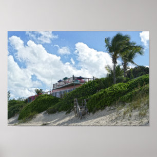 Póster Great Guana Cay Beach Bar, Bahamas