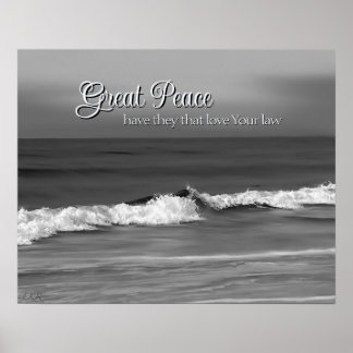Póster Great Peace That Love Your Law Oceanside