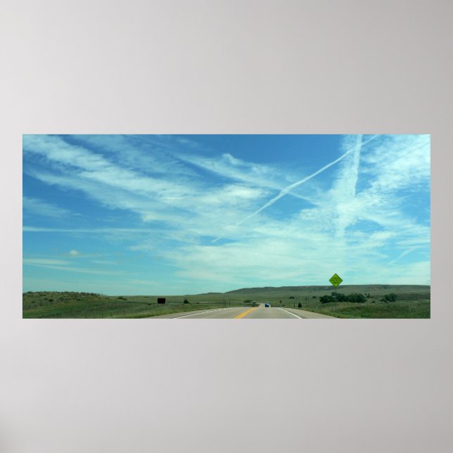 Póster Great Plains Road, Colorado (Frente)