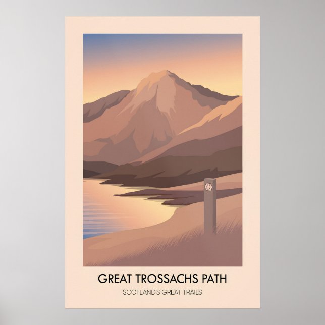 Póster Great Trossachs Path Scotlands Great Trails Poster (Frente)