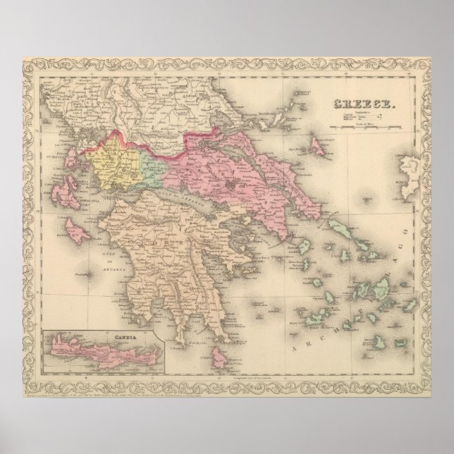 Póster Grecia 6 (Frente)